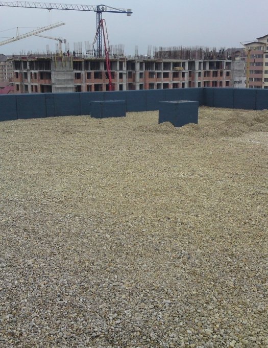 Sistem de termoizolatie si hidroizolatie terasa circulabila inversata Sistem de termoizolatie si hidroizolatie terasa circulabila inversata