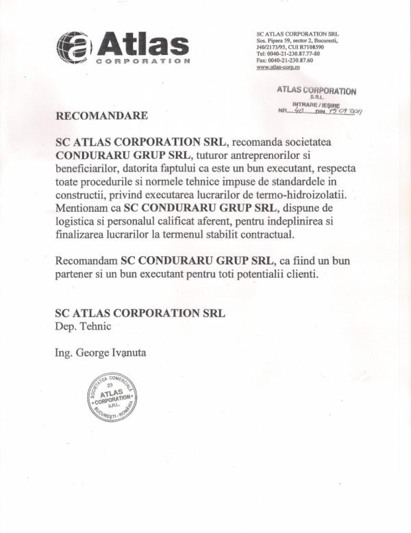 recomandare apla romania